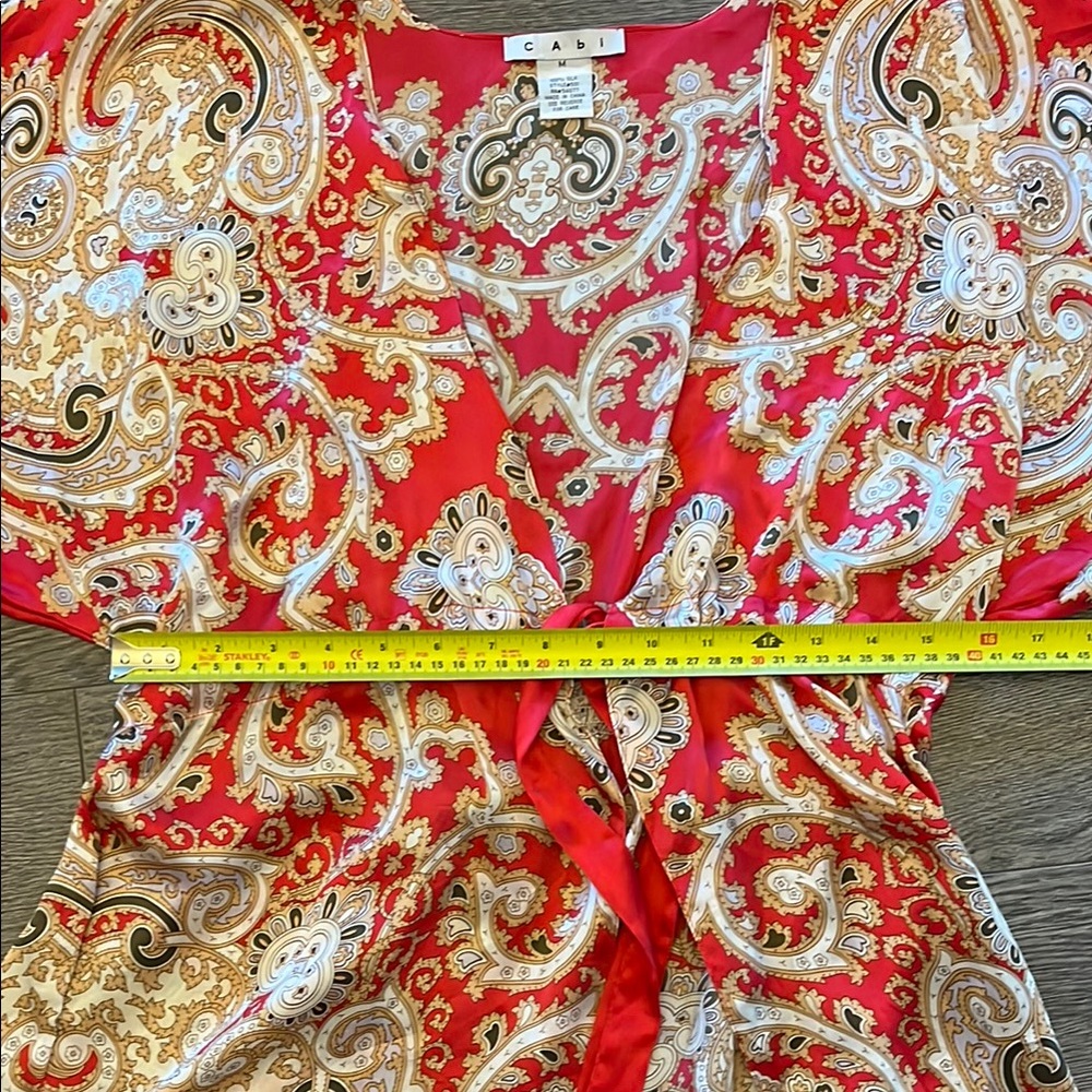 100% silk Kimono style Top medium - Picture 4 of 4